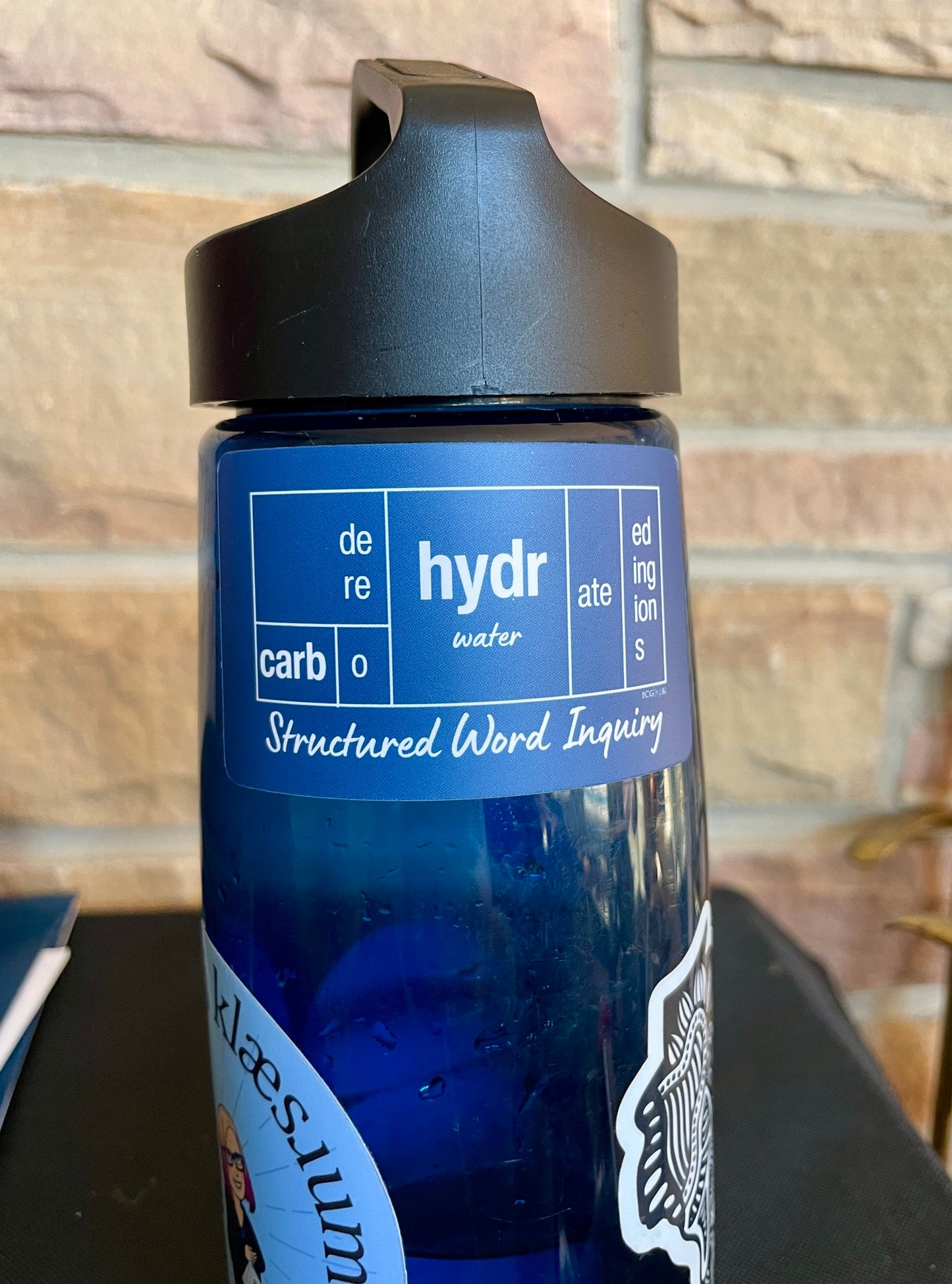 'hydr + ate/ + ion' For Your Water Bottle!